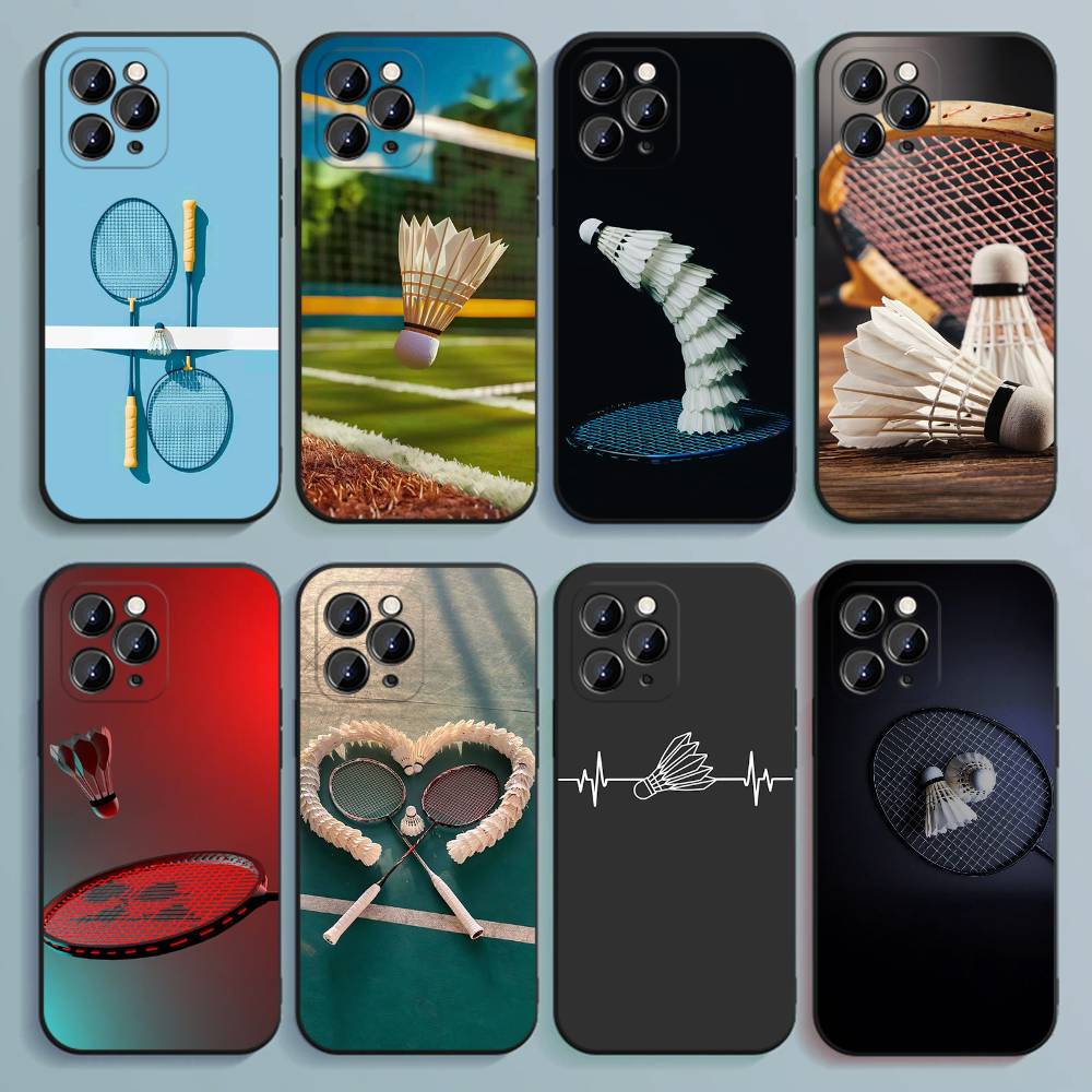Badminton Quotes - Funda de teléfono deportiva para bádminton,