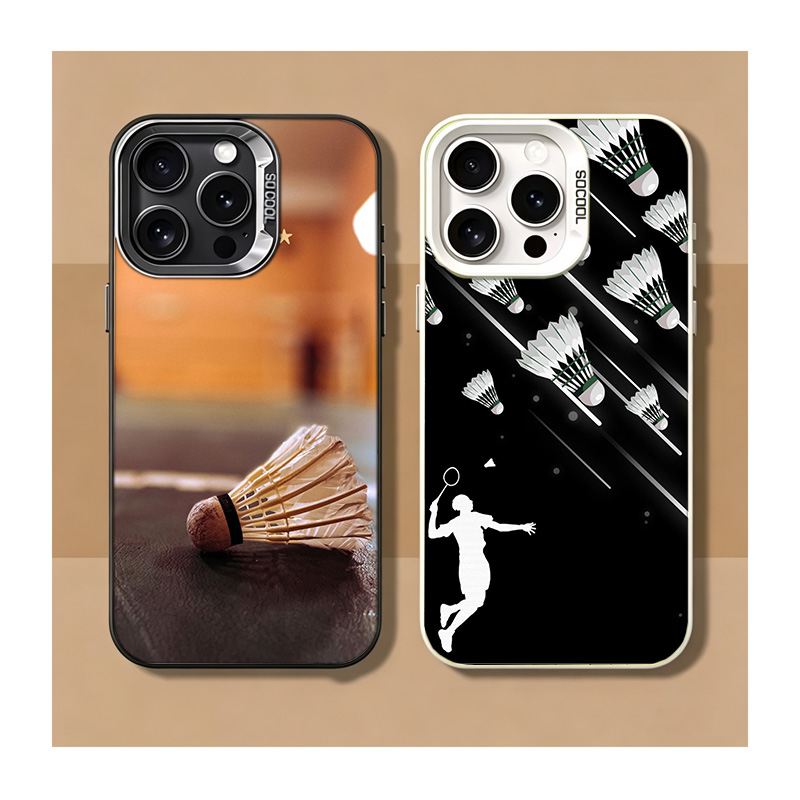 Badminton Quotes - Funda de teléfono con diseño de
