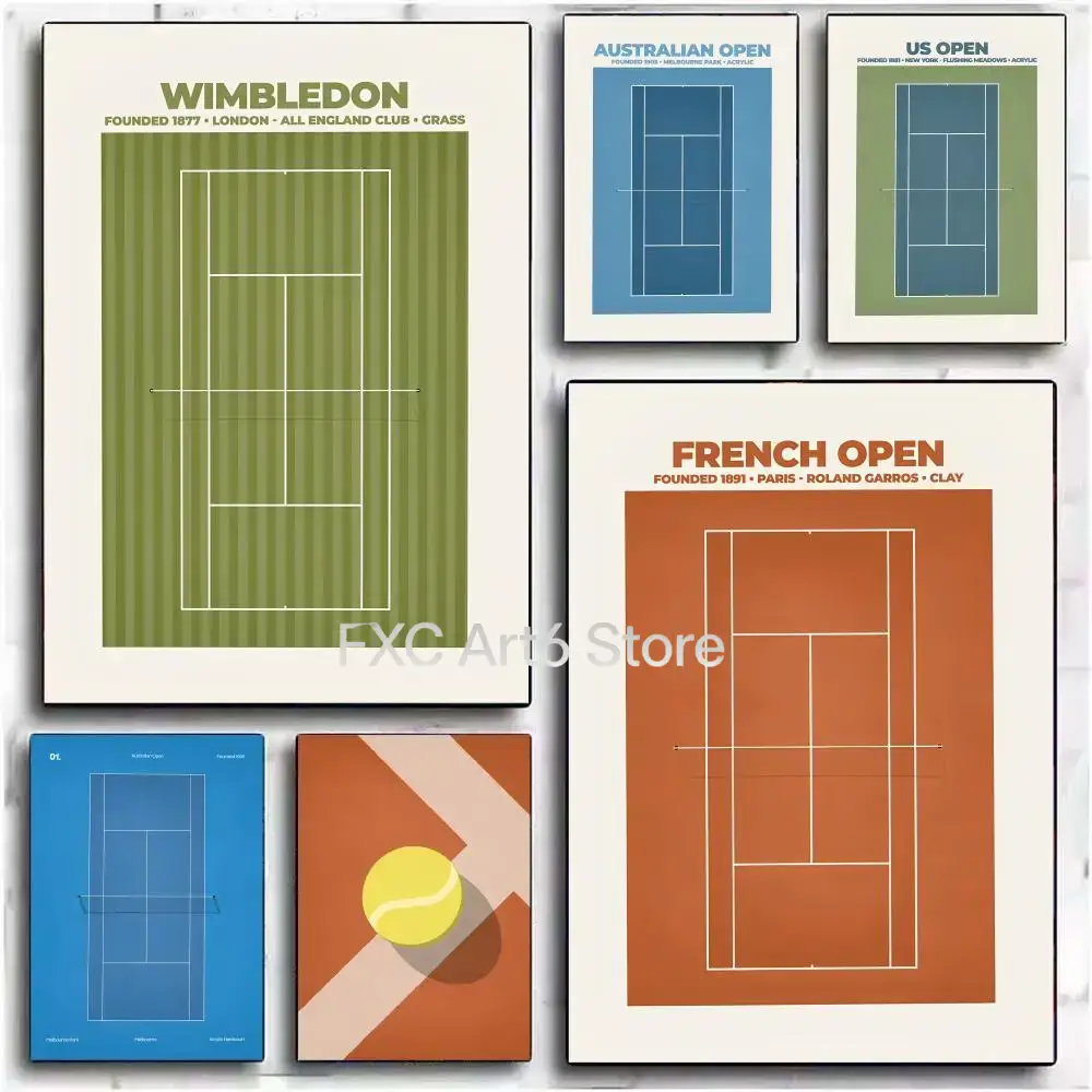 Badminton Quotes - Póster en lienzo sin marco con