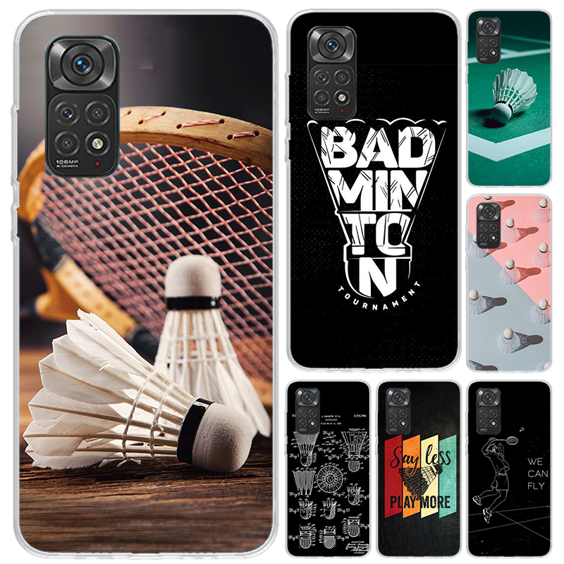 Badminton Quotes - Funda de Teléfono Deportiva con Diseño
