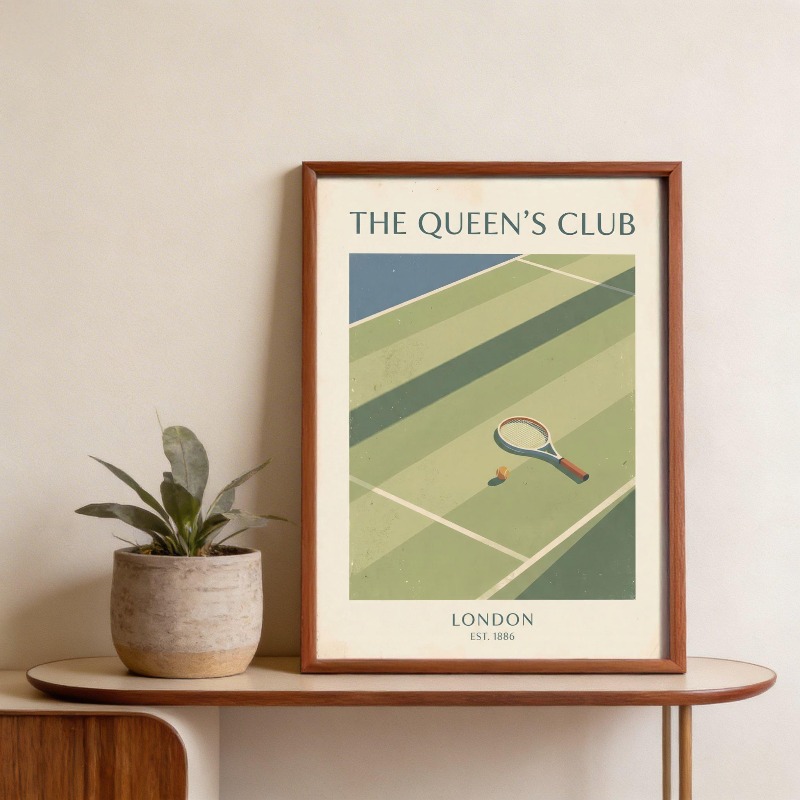 Arte Mural Vintage de Tenis y  - Badminton Quotes reseña y precio