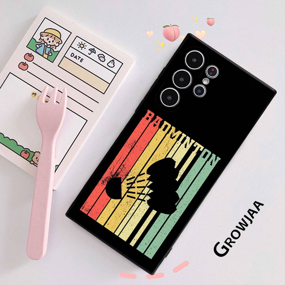 Funda de teléfono deportiva de - Badminton Quotes reseña y precio
