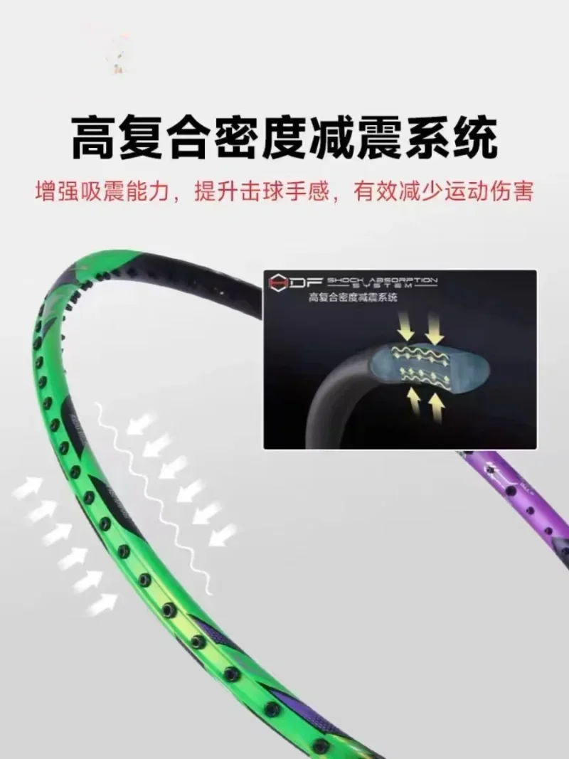 Nuevo Forro-HALBERTEC ZhanJi 9 - Li Ning Racket reseña y precio