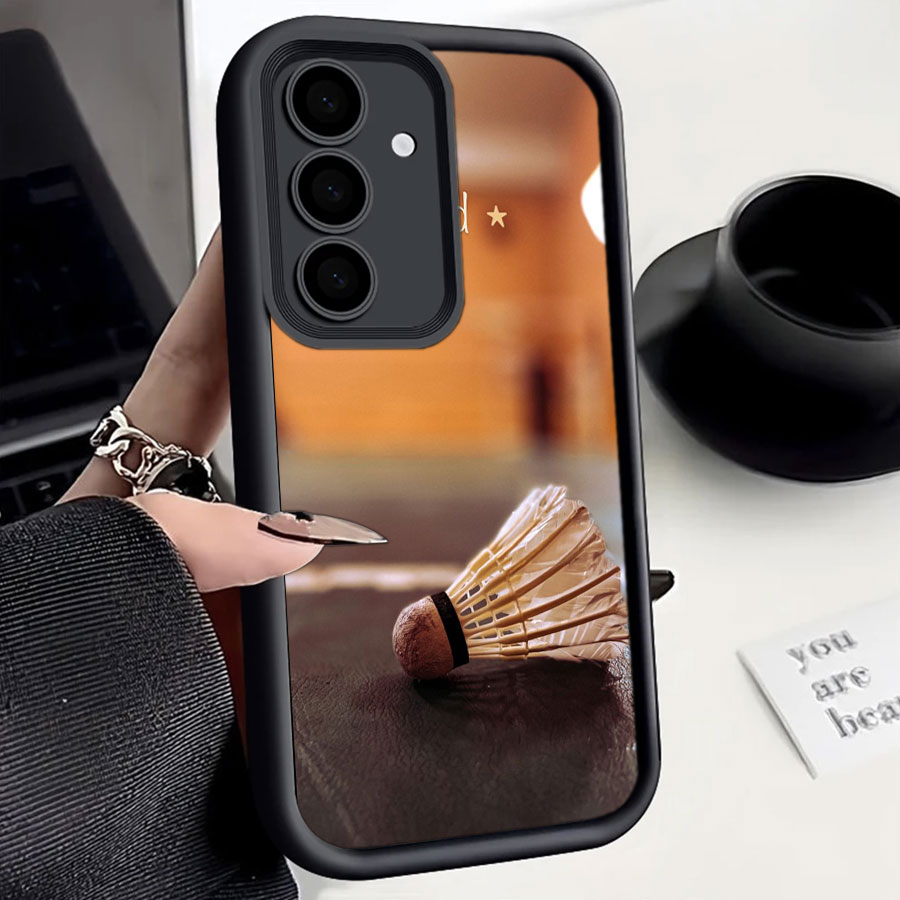Funda de teléfono deportiva de - Badminton Quotes reseña y precio